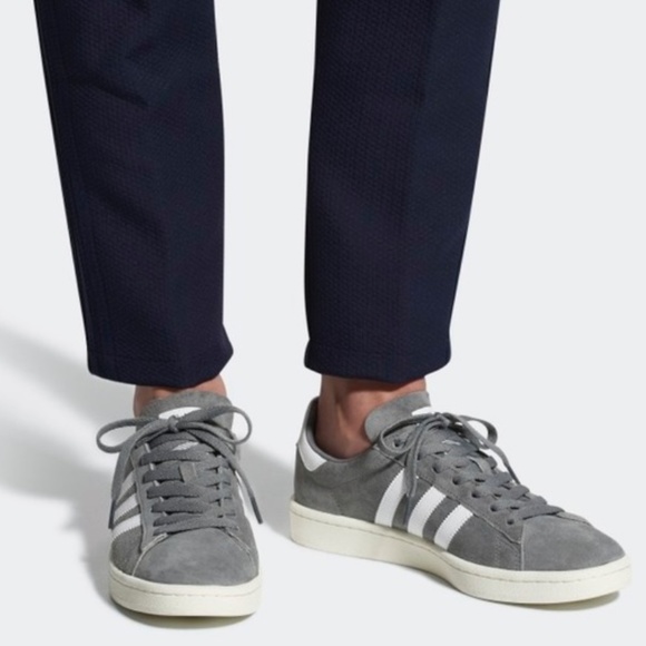 adidas campus sneakers grey